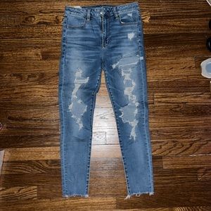 American Eagle Knee Rip Jeans